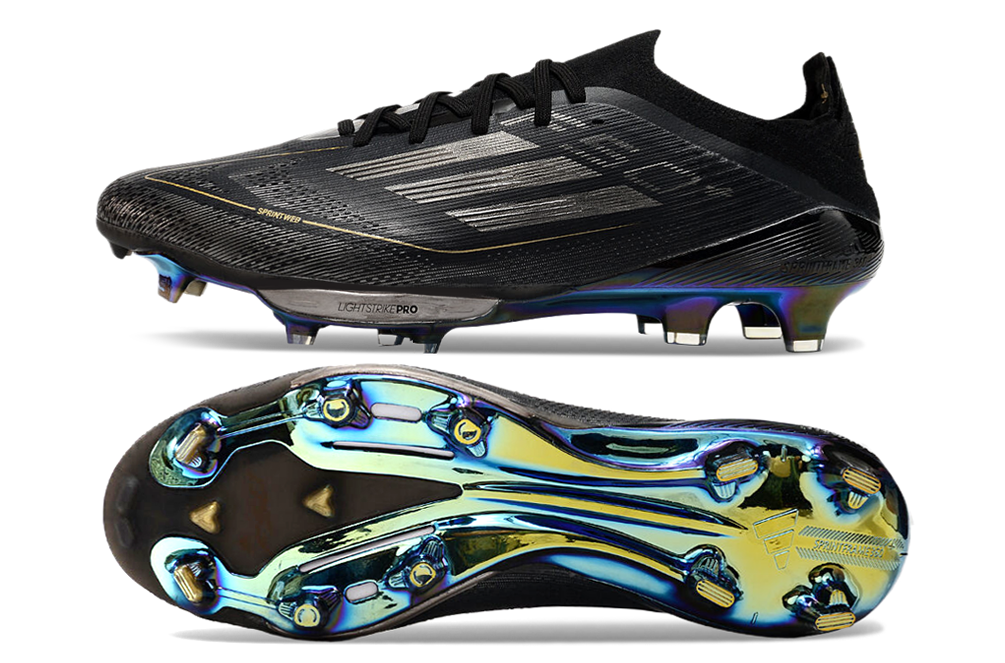 Adidas F50 Shadow Elite FG Boots – Core Black / Iridescent Blue