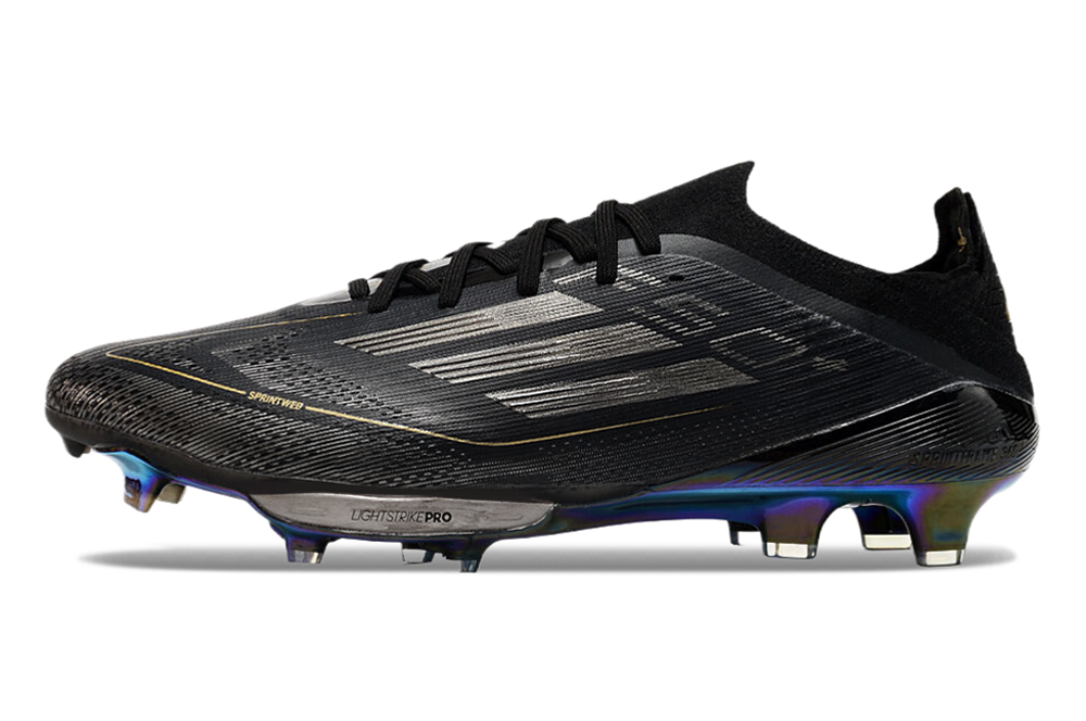 Adidas F50 Shadow Elite FG Boots – Core Black / Iridescent Blue