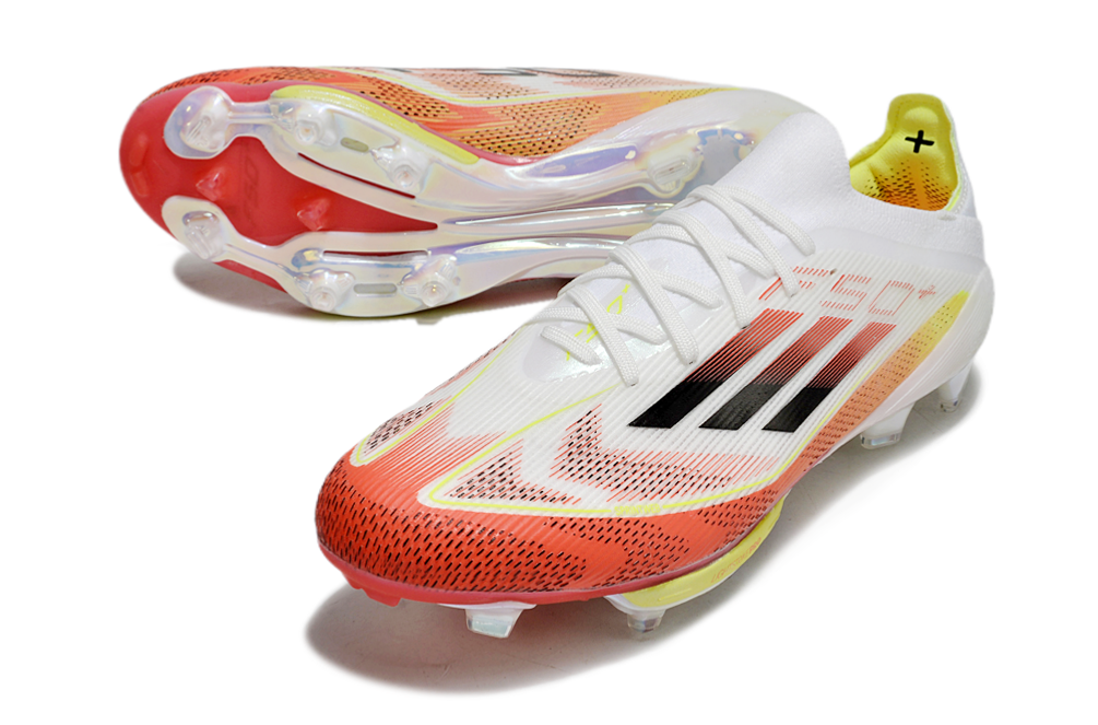 Adidas F50 Signature FG Boots – Cloud White / Metallic Red / Silver Spark