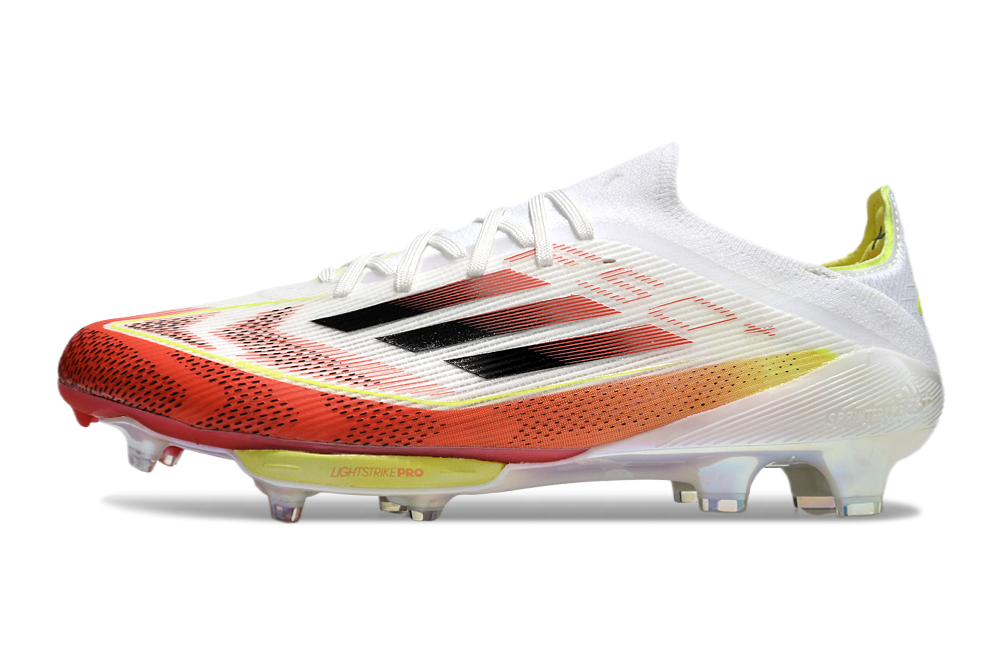 Adidas F50 Signature FG Boots – Cloud White / Metallic Red / Silver Spark