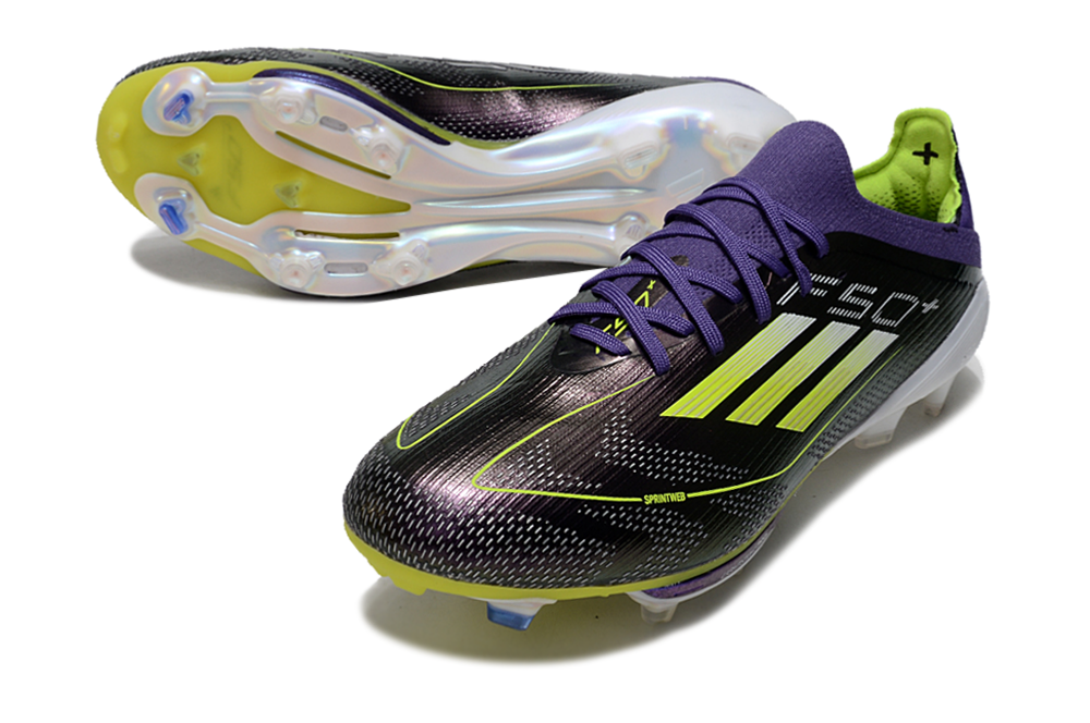 Adidas F50 Pro FG Boots – Electric Lime / Core Black / Violet Rush