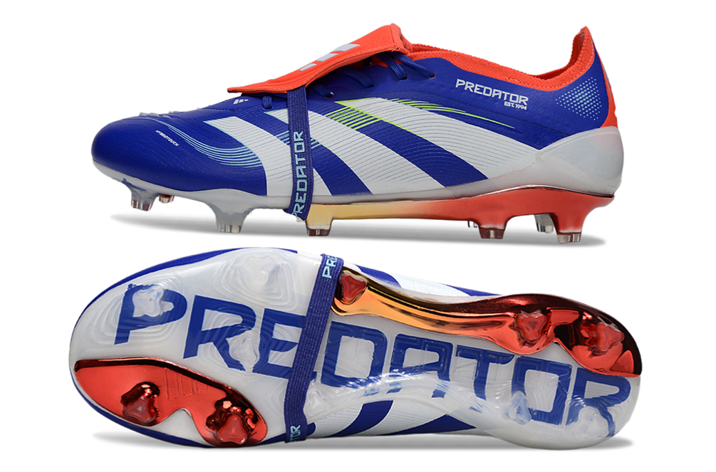 Adidas Predator ELITE LL FG Laceless Soccer Cleats Blue