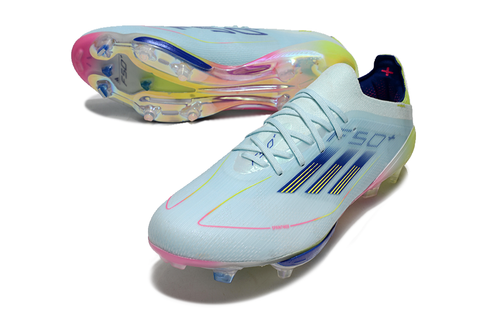 Adidas F50 Speedflow+ FG Boots – Blue Rush / Solar Red / Cloud White