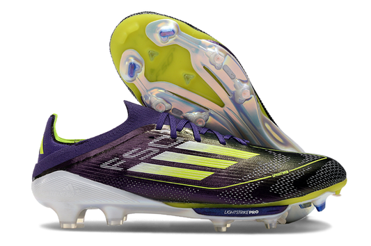 Adidas F50 Pro FG Boots – Electric Lime / Core Black / Violet Rush