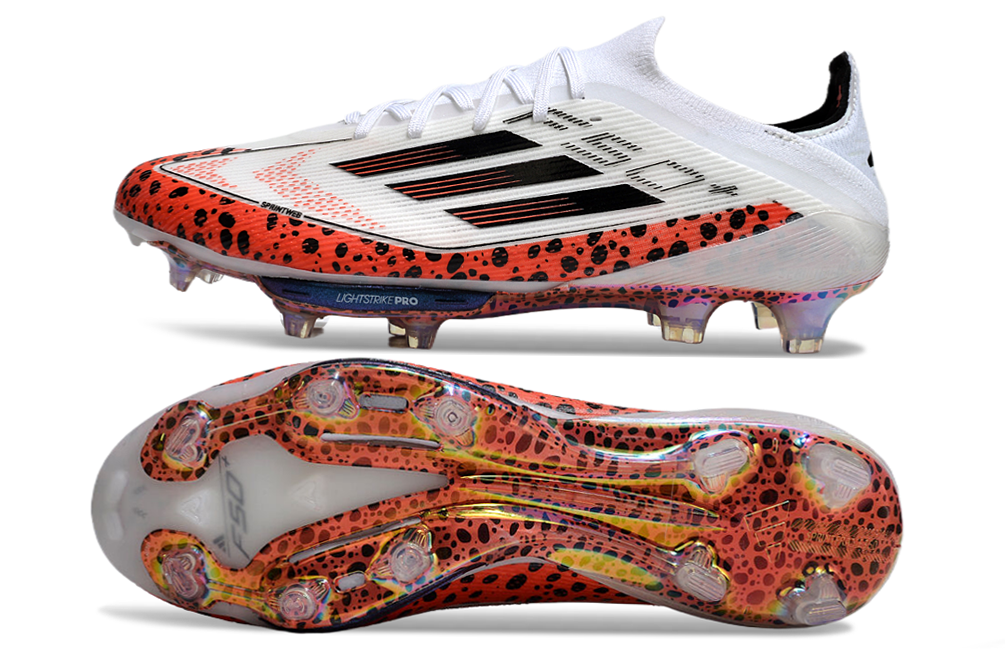 Adidas F50 Vision.1 FG Boots – Cloud White / Team Orange / Core Black