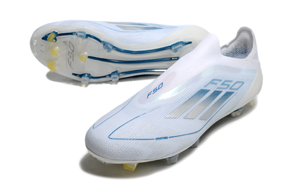 Adidas F50 Elite FG – Blanco/Azul